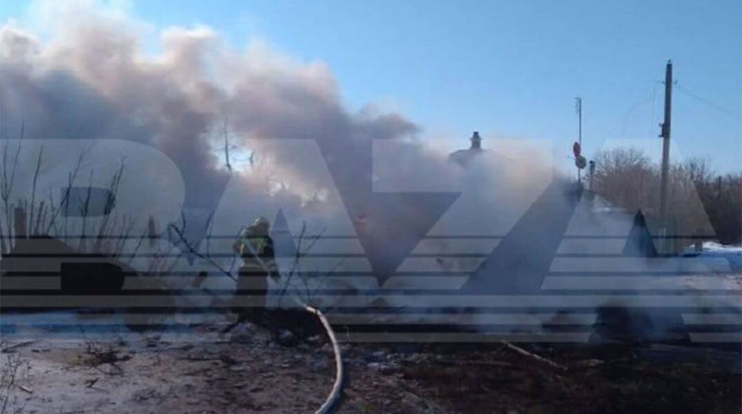 Ρωσικό μαχητικό SU-25 συνετρίβη κοντά στα σύνορα με την Ουκρανία