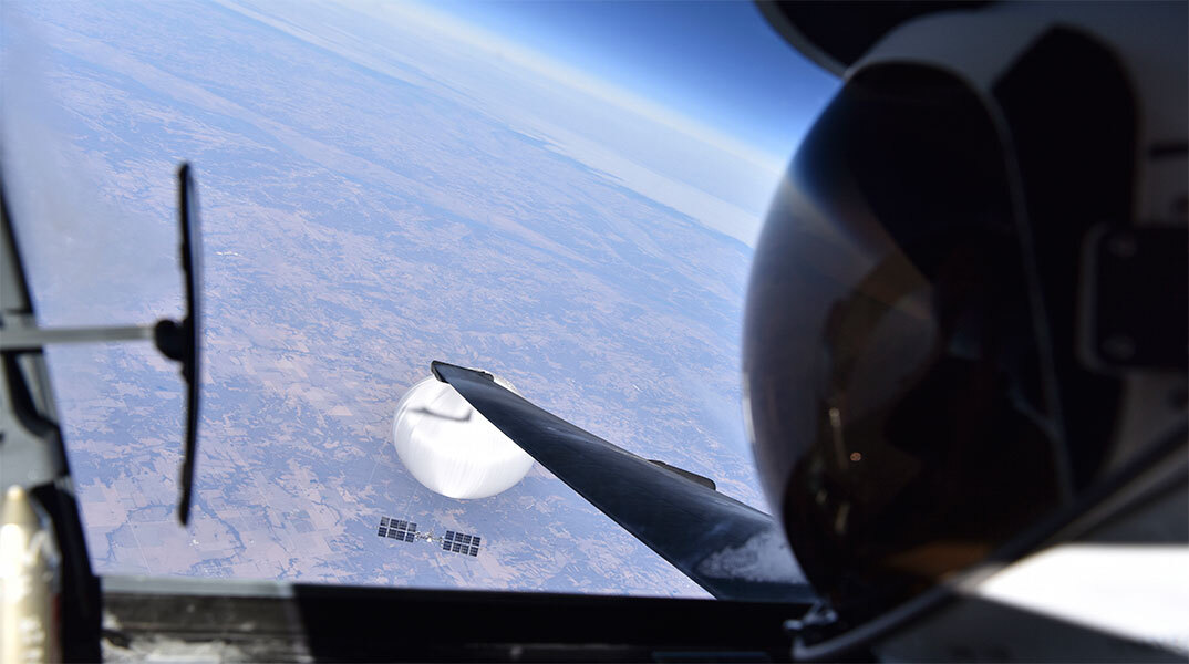 Η selfie με το κατασκοπευτικό μπαλόνι