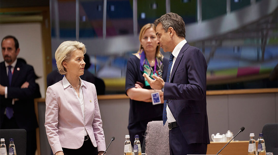 Κυριάκος Μητσοτάκης και Φον ντερ Λάιεν