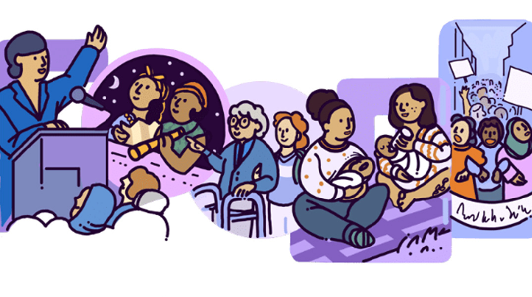 Το Google Doodle για την Παγκόσμια Ημέρα της Γυναίκας