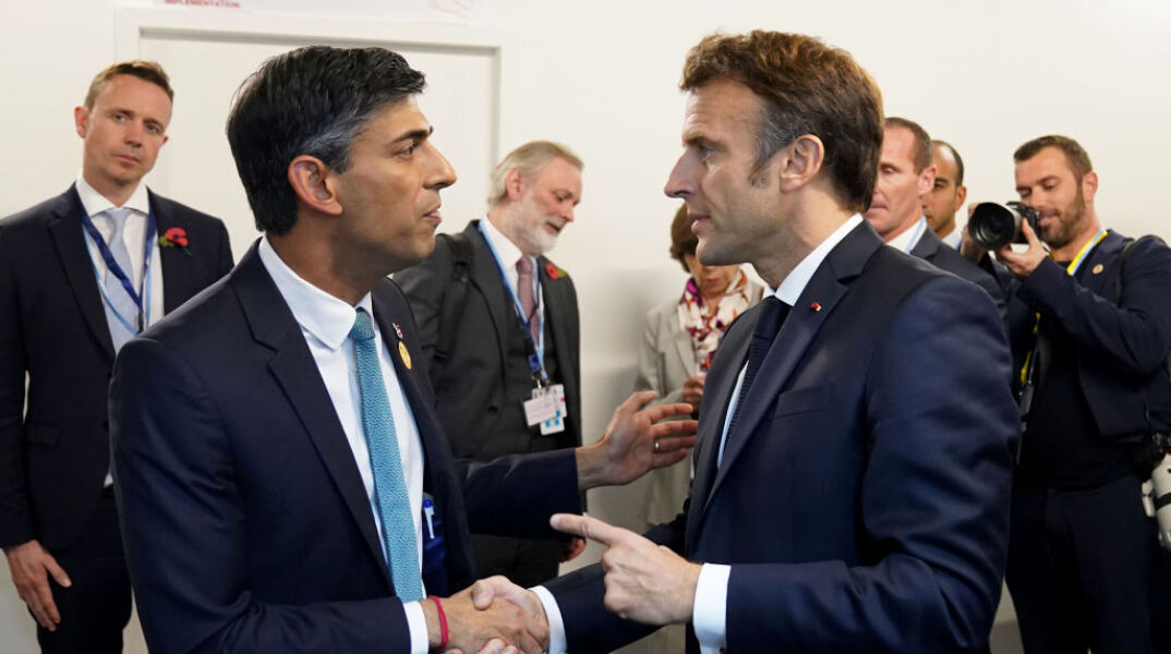 Γαλλία - Βρετανία: Σύνοδος Μακρόν και Σούνακ στο Παρίσι με στόχο την "ανανέωση" της γαλλοβρετανικής συνεργασίας	