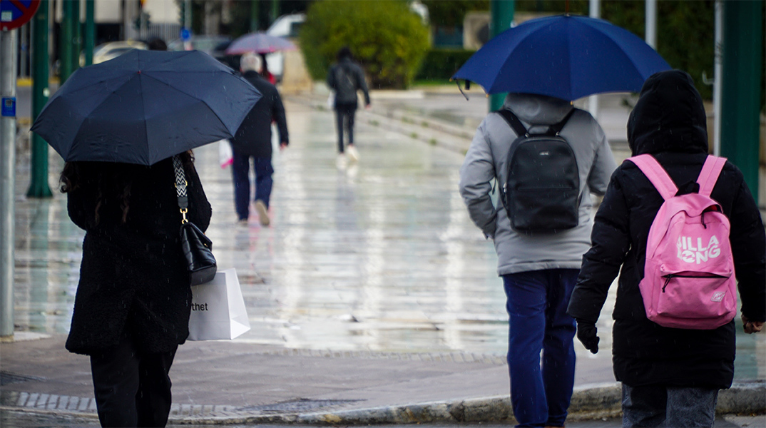 Βροχή στην Αθήνα