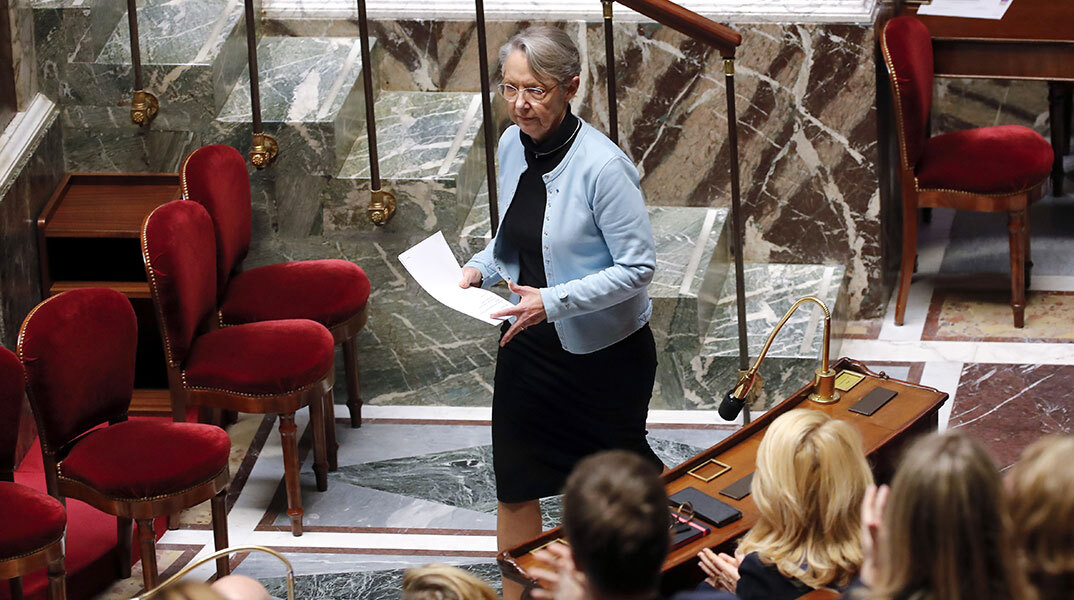 Η πρωθυπουργός της Γαλλίας Ελιζαμπέτ Μπορν