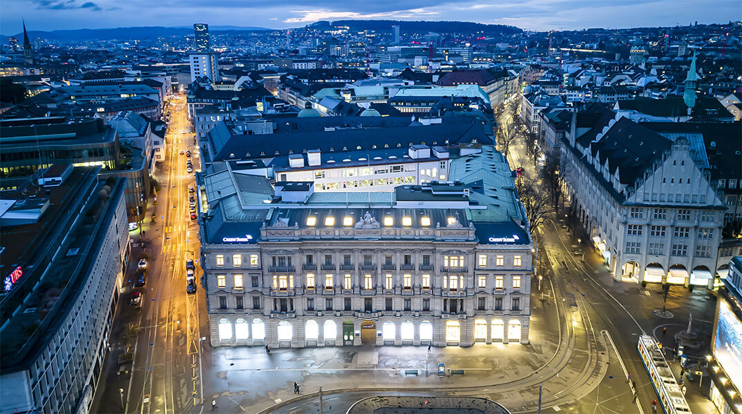 Τα γραφεία της Credit Suisse στη Ζυρίχη