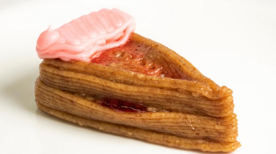 Συνταγή: Εκτυπωμένο 3d Cheesecake από βρώσιμο μελάνι