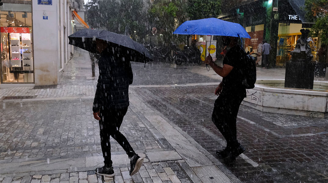 Βροχή στην Αθήνα