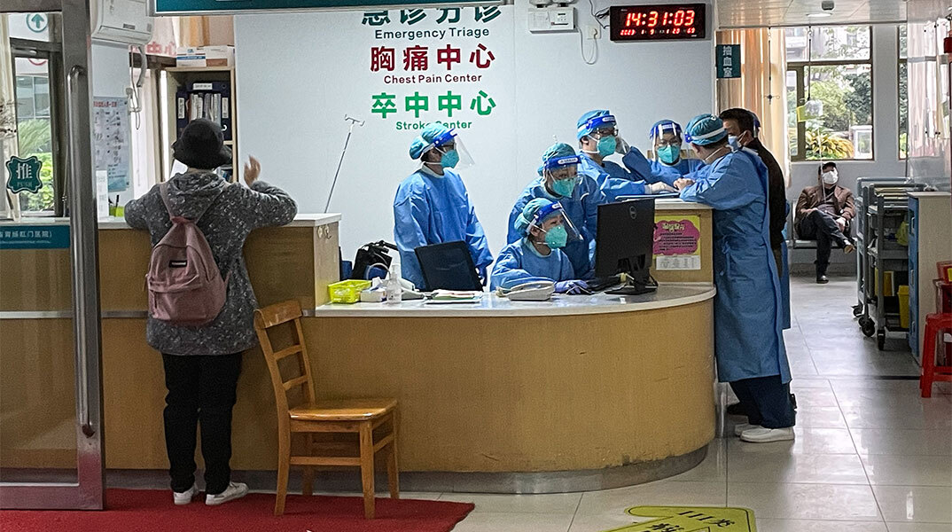Νοσοκομείο στην Κίνα