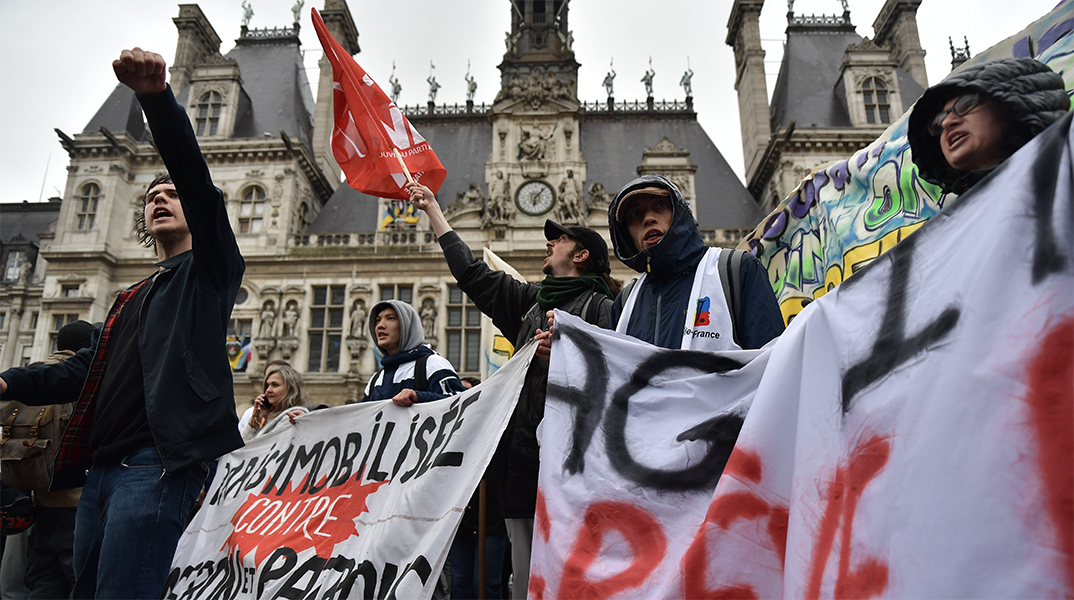 Διαδηλώσεις στη Γαλλία