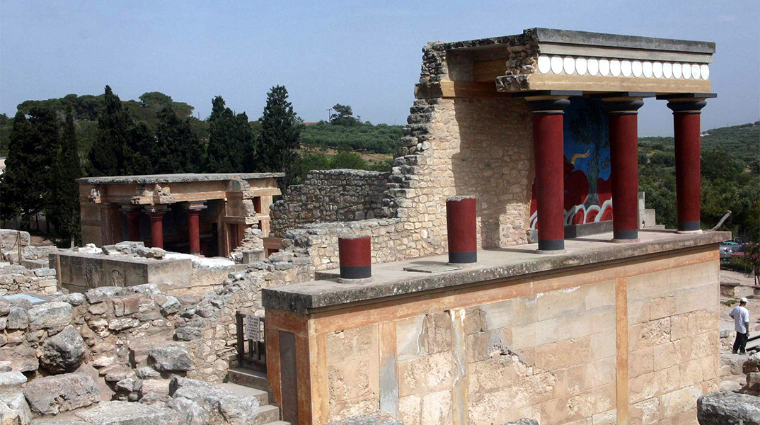 O αρχαιολογικός χώρος της Κνωσού