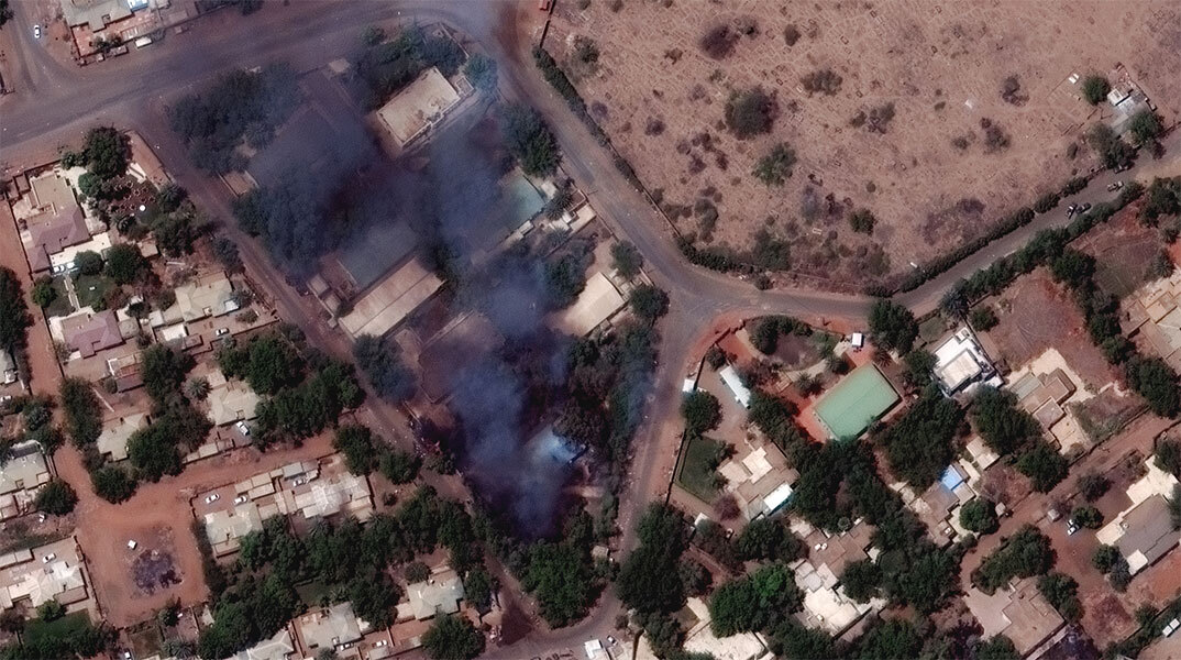 Εναέρια πλάνα από το Χαρτούμ