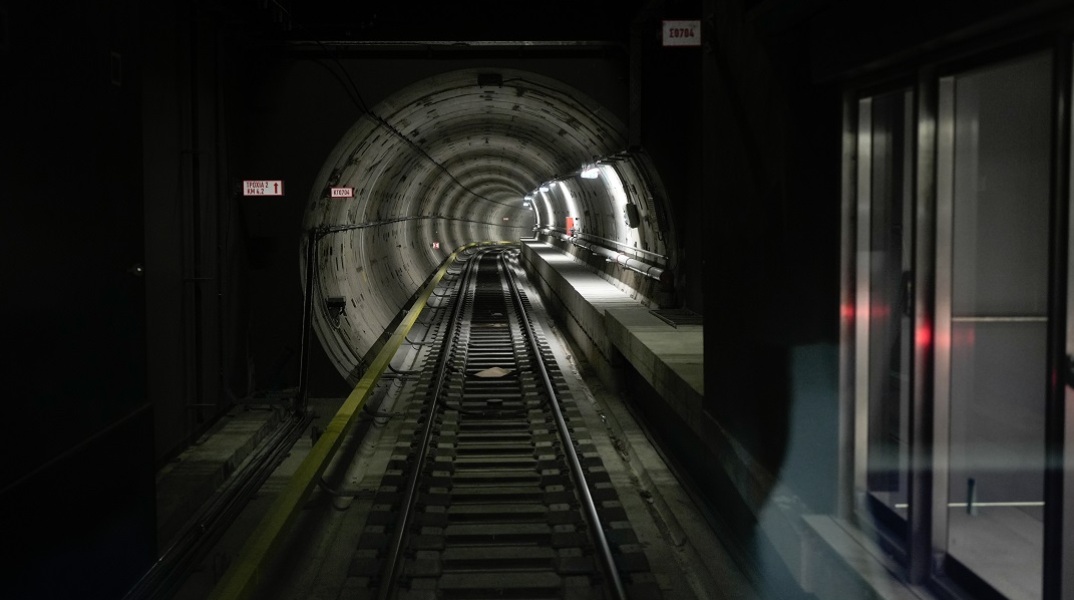 Δοκιμαστική κίνηση συρμού του Μετρό Θεσσαλονίκης - Δείτε το βίντεο