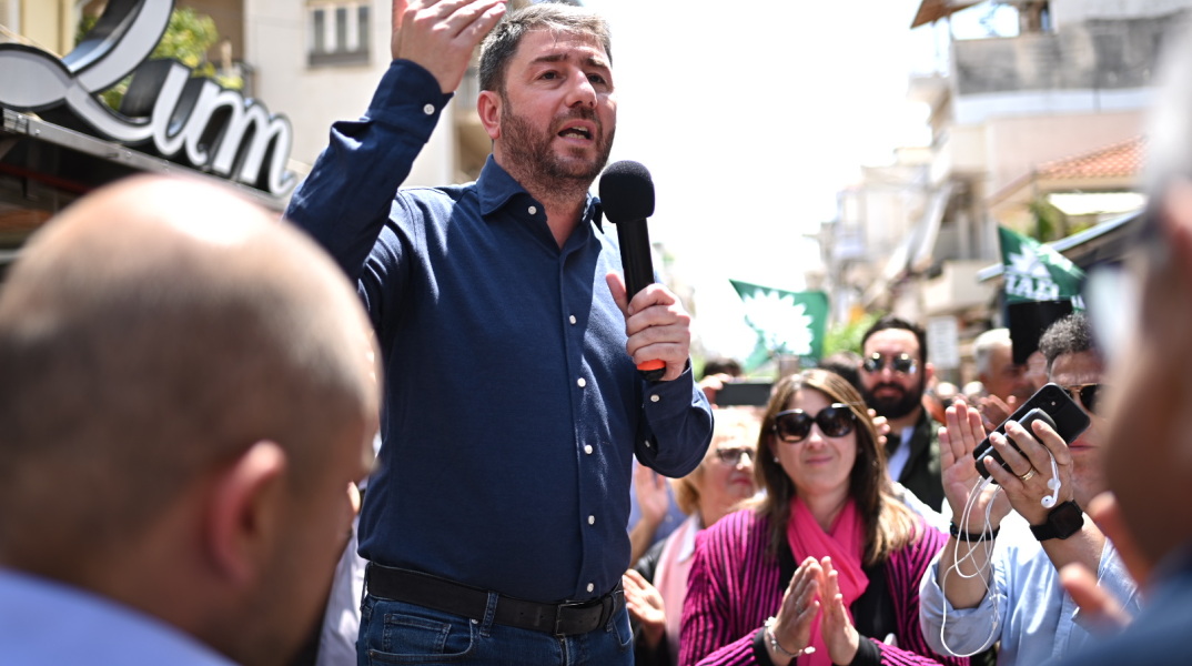 Ο Νίκος Ανδρουλάκης στη Νίκαια