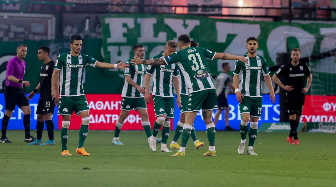 Στιγμιότυπο από ματς του Παναθηναϊκού