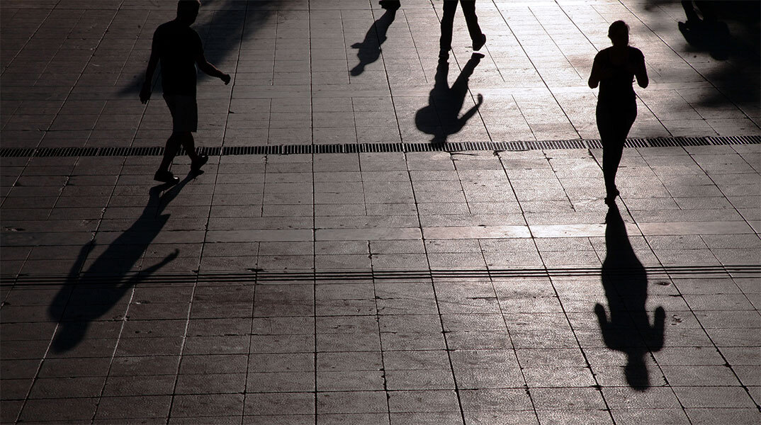 Πολίτες στο κέντρο της Αθήνας