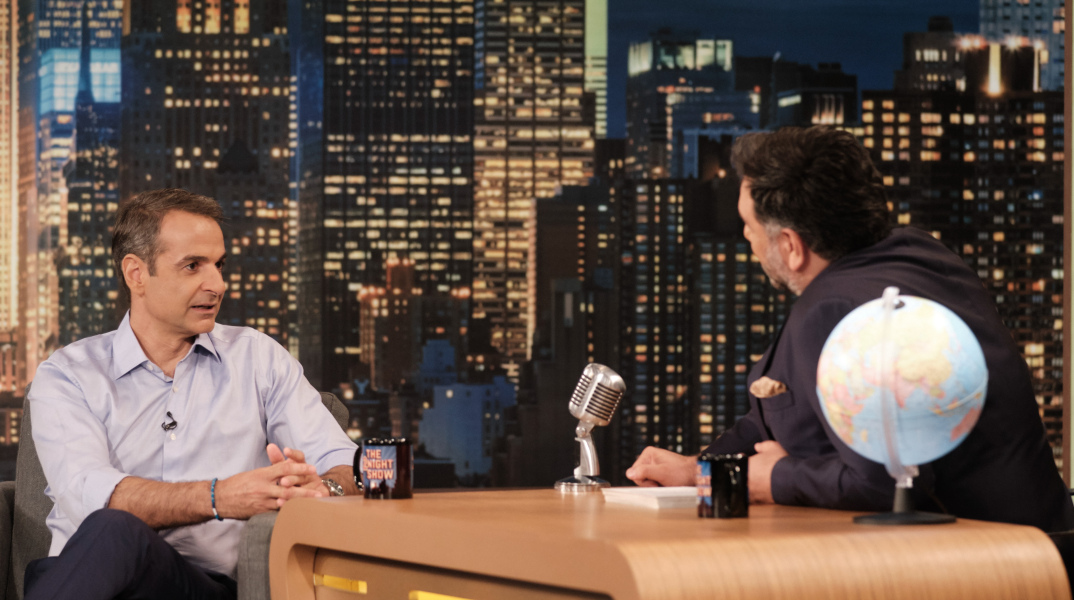 Ο Κυριάκος Μητσοτάκης στον Γρηγόρη Αρναούτογλου