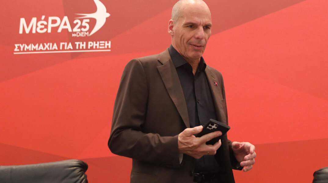 Ο Γραμματέας του ΜέΡΑ25, Γιάνης Βαρουφάκης