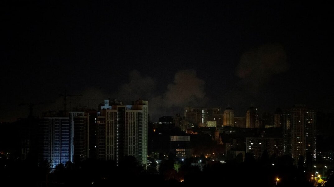 Νυχτερινή αεροπορική επιδρομή στο Κίεβο