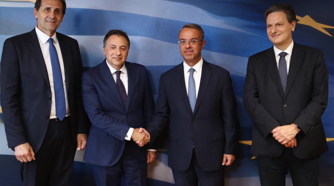 Τελετής παράδοσης-παραλαβής στο υπουργείο Οικονομικών