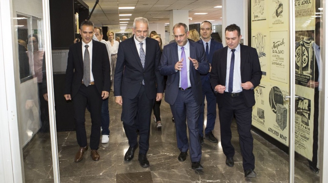 Την ΕΡΤ επισκέφθηκε ο πρωθυπουργός Ιωάννης Σαρμάς	