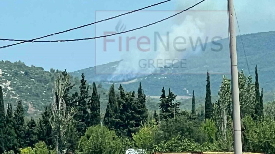 Φωτιά στο Μαρκόπουλο