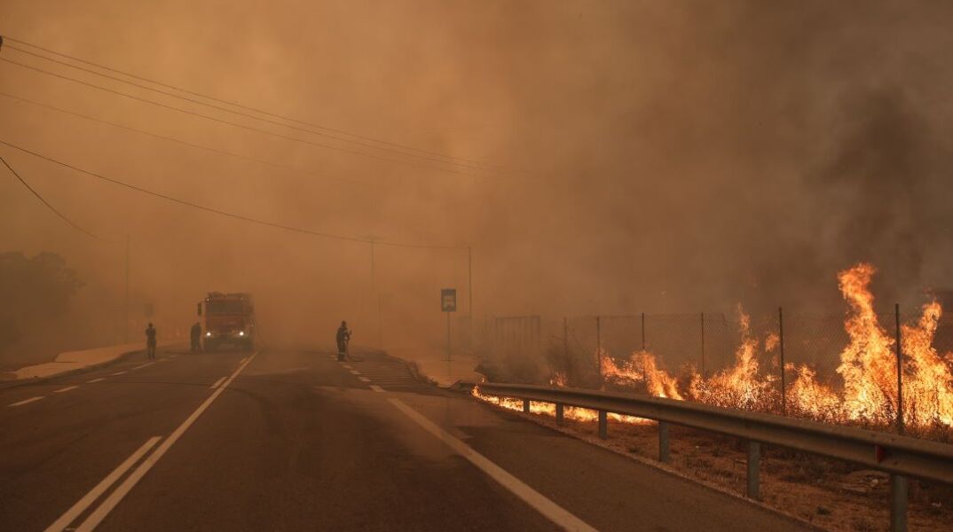 Φωτιά στη Δυτική Αττική