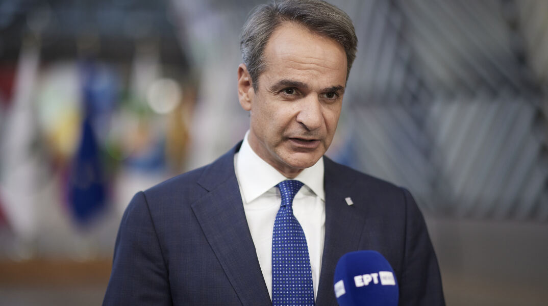 Ο Κυριάκος Μητσοτάκης στις Βρυξέλλες