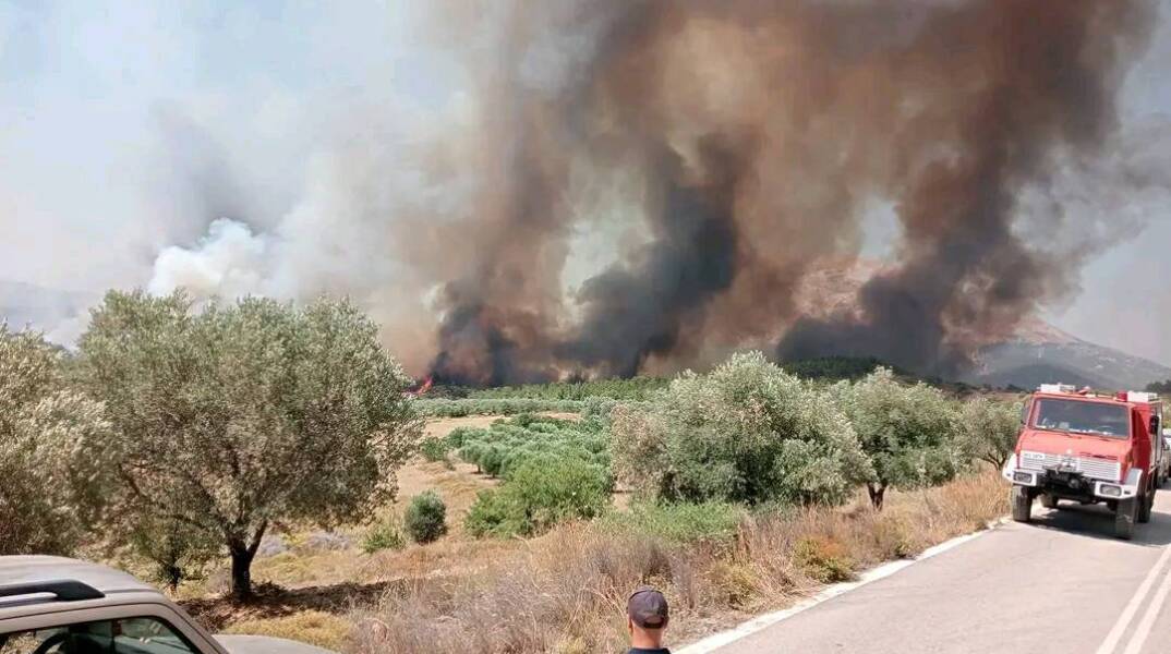 Φωτιά στη Ρόδο