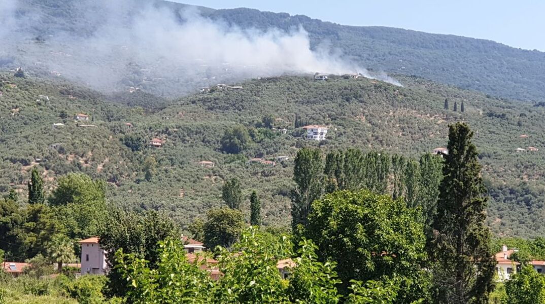 Φωτιά στο Πήλιο