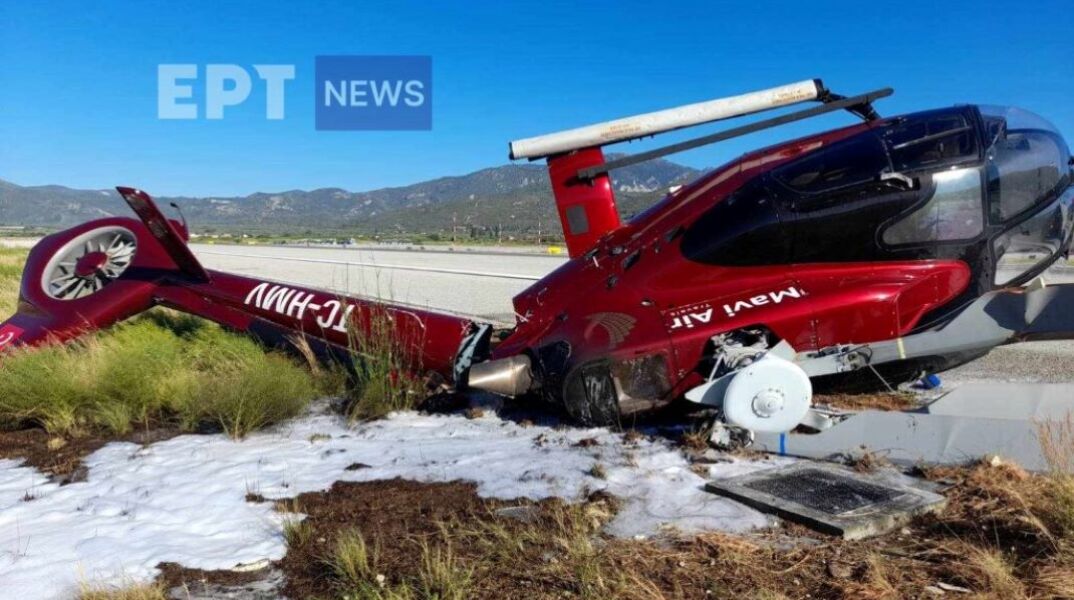 Πτώση ελικοπτέρου στη Σάμο
