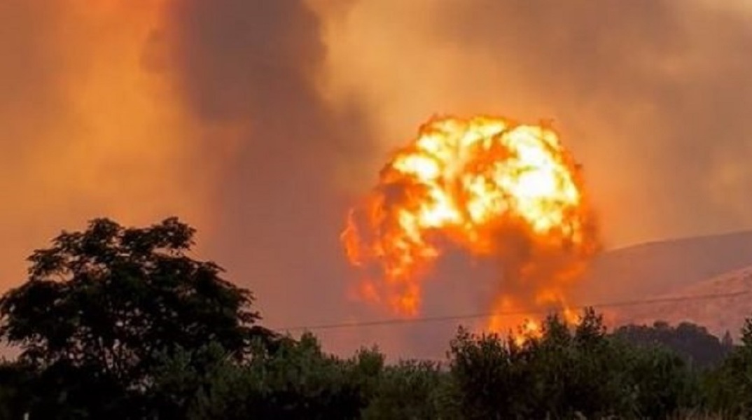 Έκρηξη στη Νέα Αγχίαλο