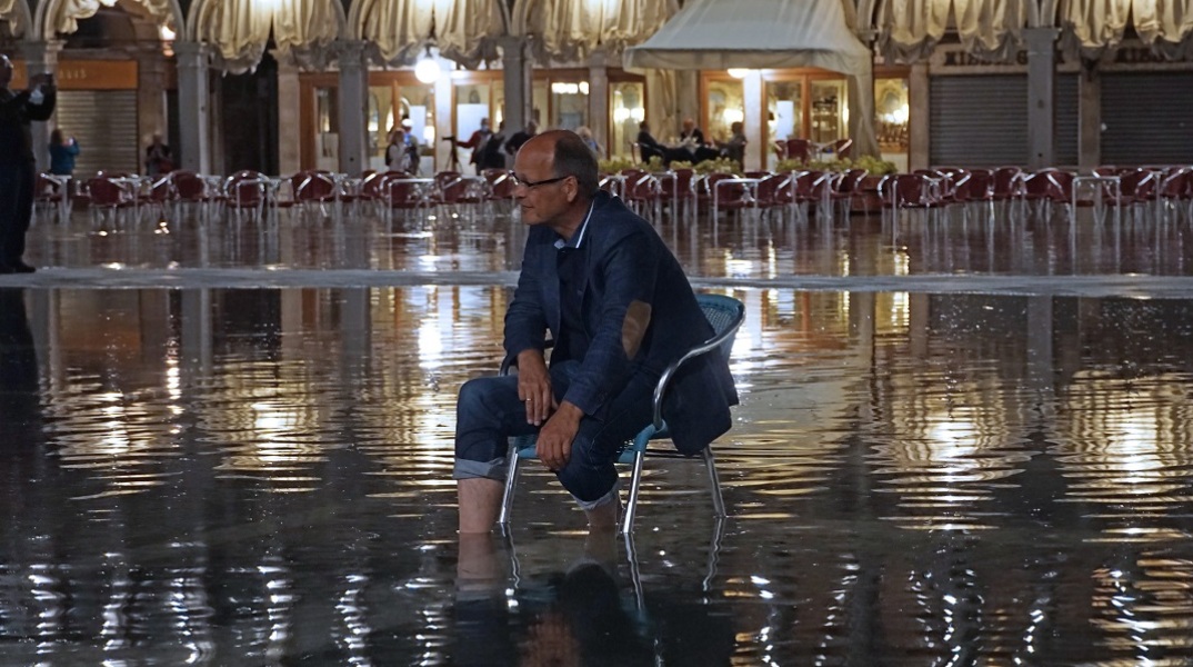 Βενετία: Πλημμύρισε η πλατεία του Αγίου Μάρκου