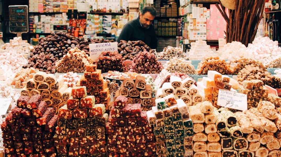 Εικόνα από αγορά στην Τουρκία