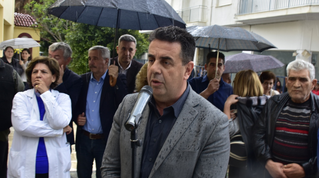 O δήμαρχος Ναυπλίου Δημήτρης Κωστούρος