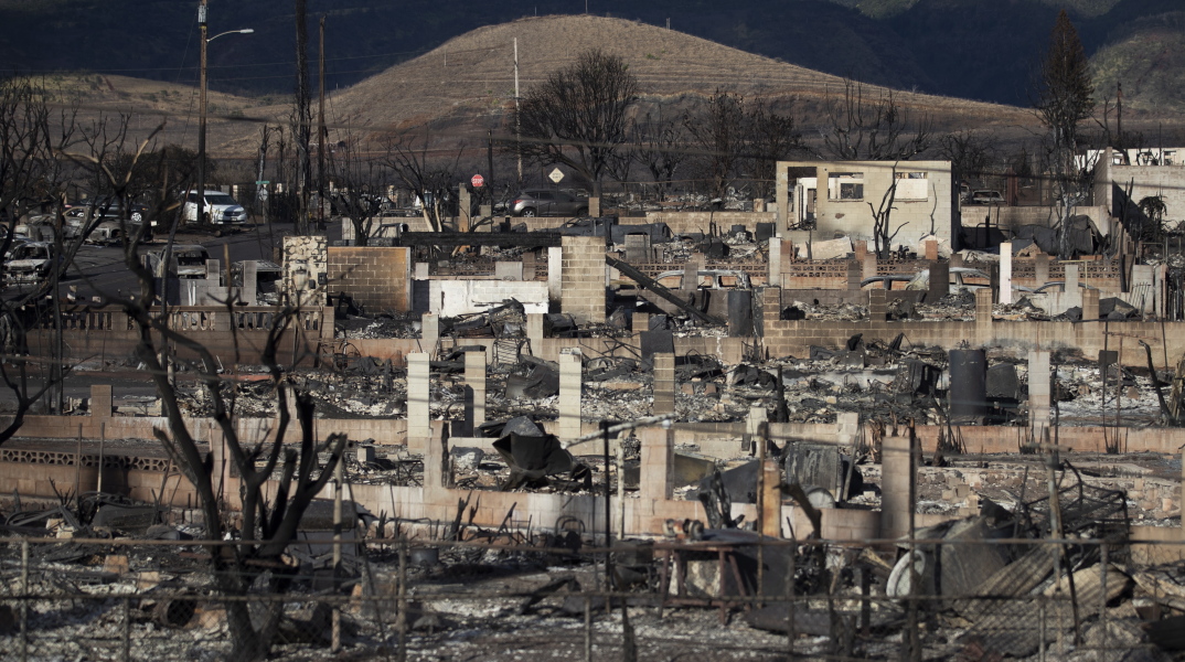 Καταστροφές στο Μάουι από τη μεγάλη πυρκαγιά