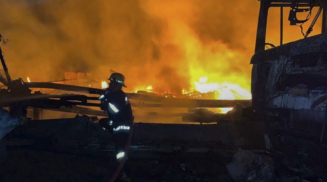Επίθεση από ρωσικά drones στον ουκρανικό Νότο
