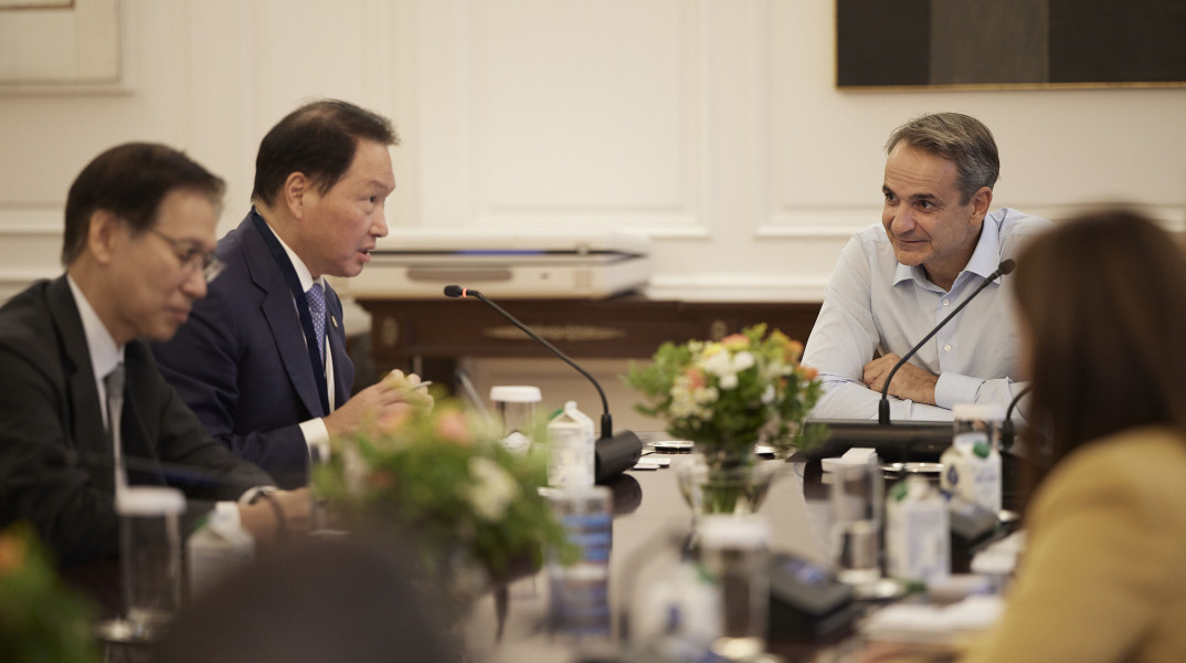 Κυριάκος Μητσοτάκης: Συνάντηση με στελέχη κορεάτικων εταιρειών