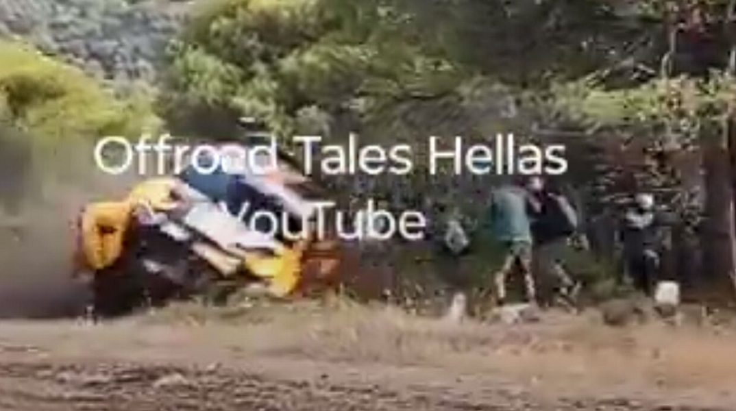 Ράλλυ Ακρόπολις: Από θαύμα σώθηκαν θεατές στο Λουτράκι