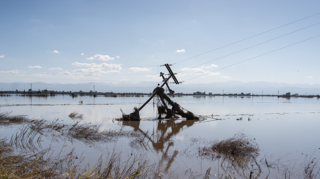 Καταστροφές στην Καρδίτσα από τις πλημμύρες