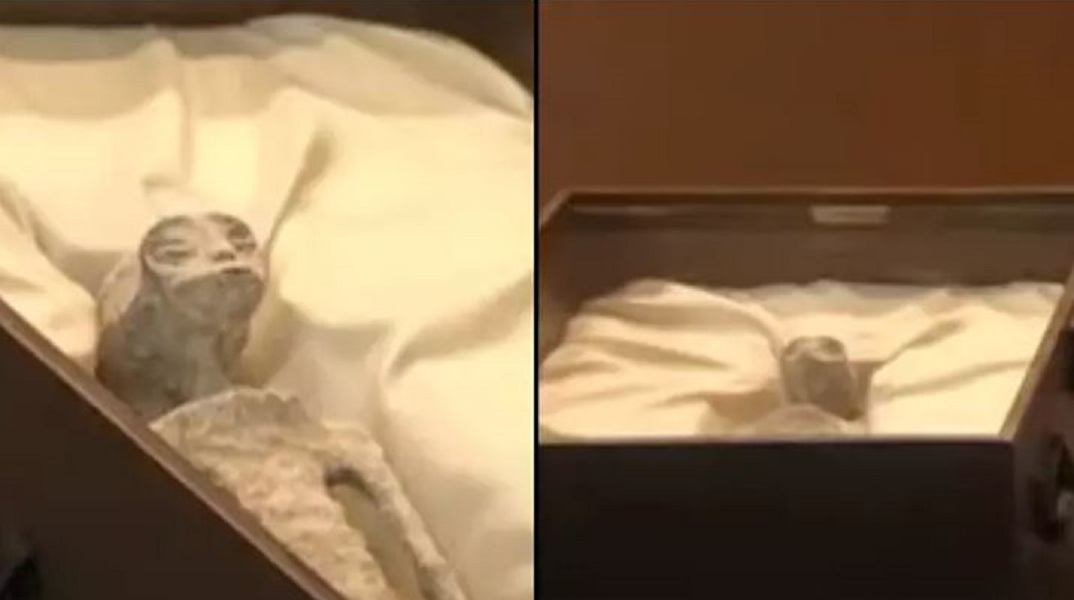 Τα δύο πτώματα εξωγήινων που έδειξε ουφολόγος στο Μεξικό