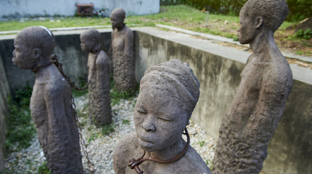 Αγορά σκλάβων στο ιστορικό κέντρο της Ζανζιβάρης