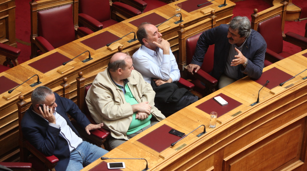 Ο Γιώργος Σταθάκης και ο Παύλος Πολάκης