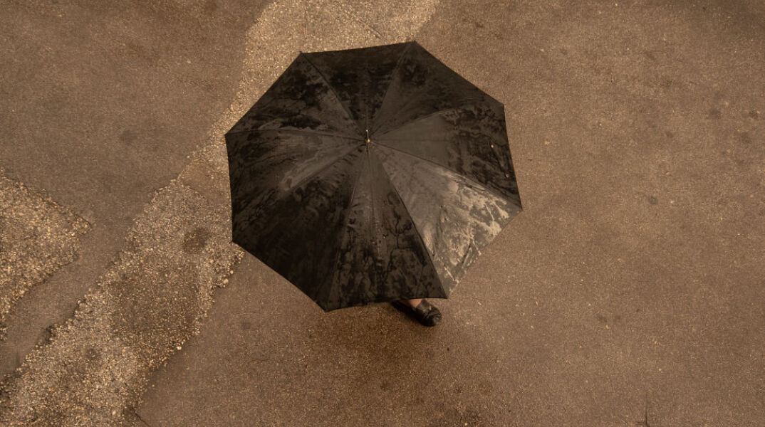 βροχή, ομπρέλα