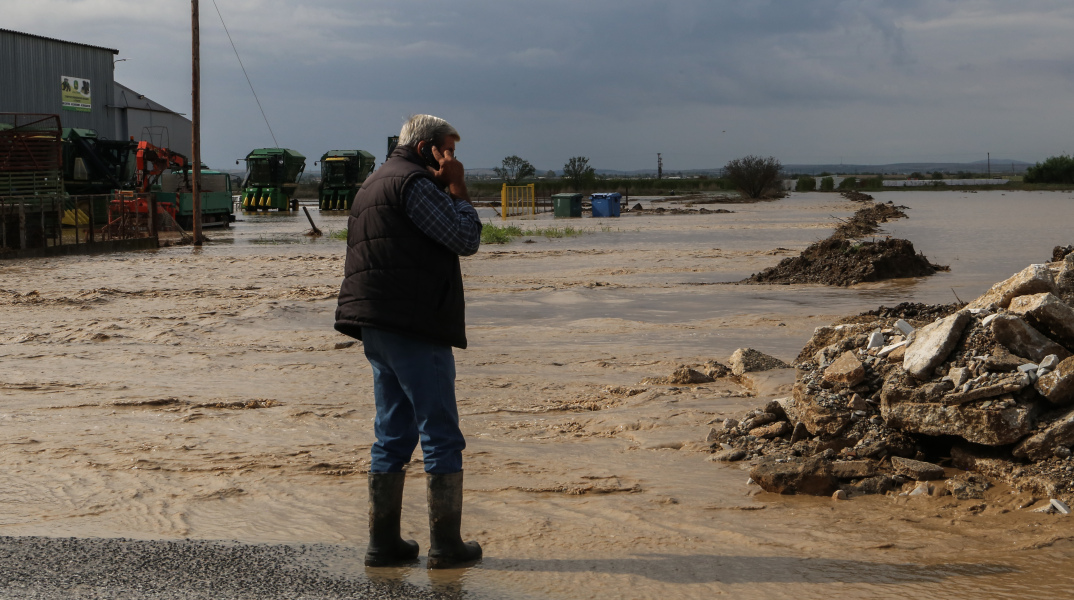 Πλημμύρες στον θεσσαλικό κάμπο