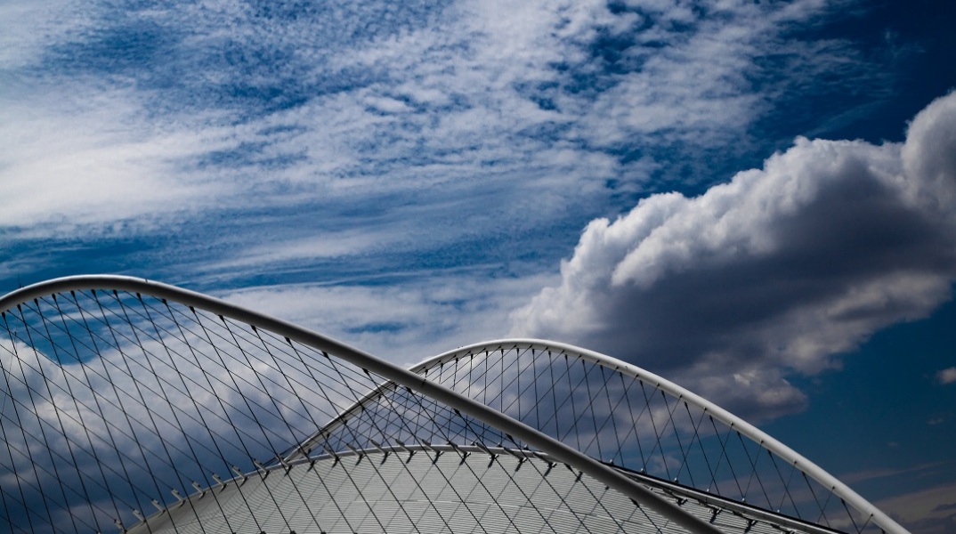 Το στέγαστρο Καλατράβα στο ΟΑΚΑ