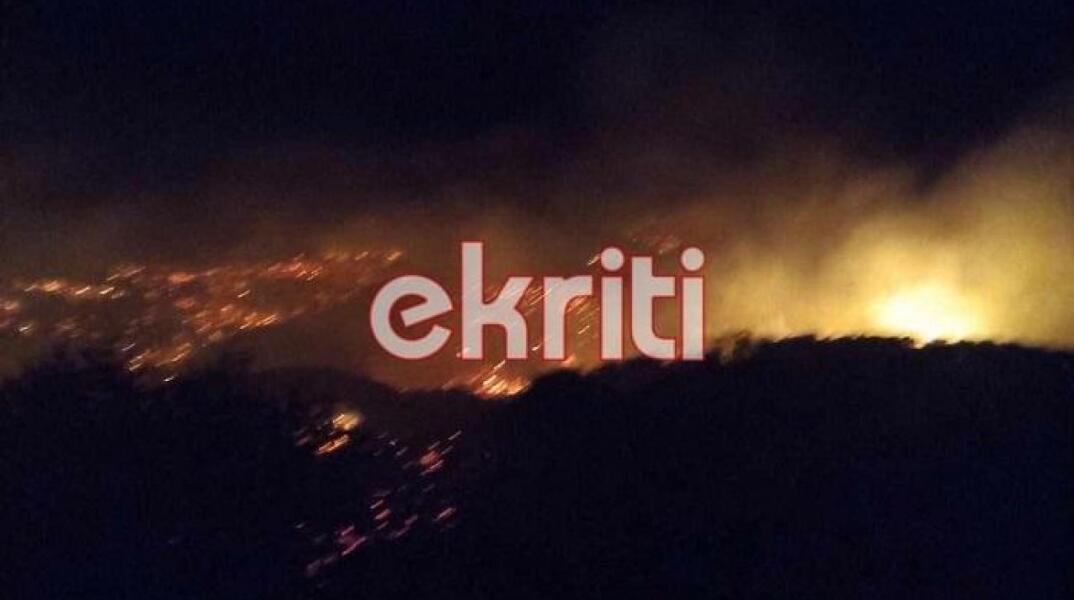 Φωτιά στην Ιεράπετρα