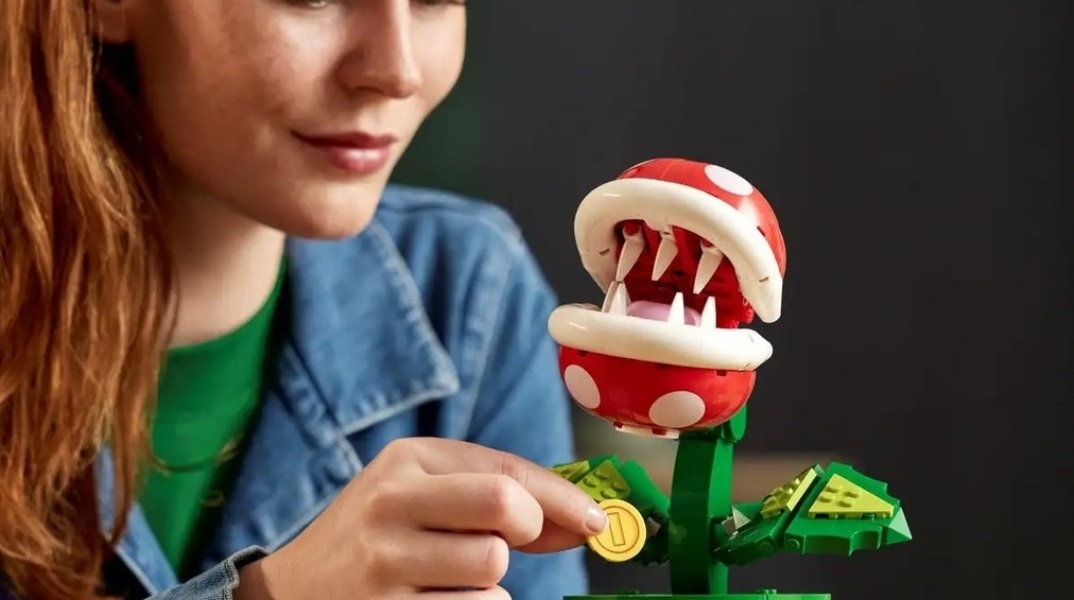Το «Piranha Plant», o «εχθρός» του Super Mario παίρνει τη μορφή Lego - Αναμένεται να γίνει ανάρπαστο