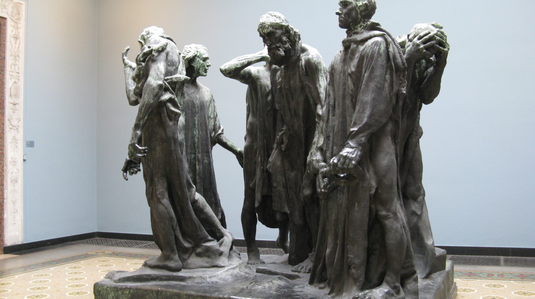 Το έργο «Οι αστοί του Καλαί» (Les Bourgeois de Calais) του Ογκίστ Ροντέν