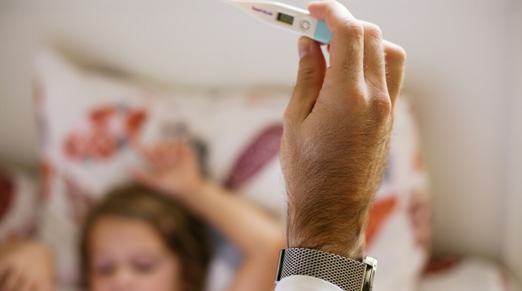 Θερμόμετρο - Άρρωστο παιδί