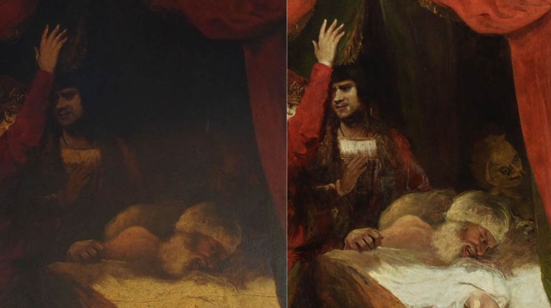 Ένας κρυμμένος δαίμονας αποκαλύφθηκε σε πίνακα του Joshua Reynolds μετά από 230 χρόνια - Εργασίες συντήρησης έξι μηνών έφεραν στο φως το μυστικό
