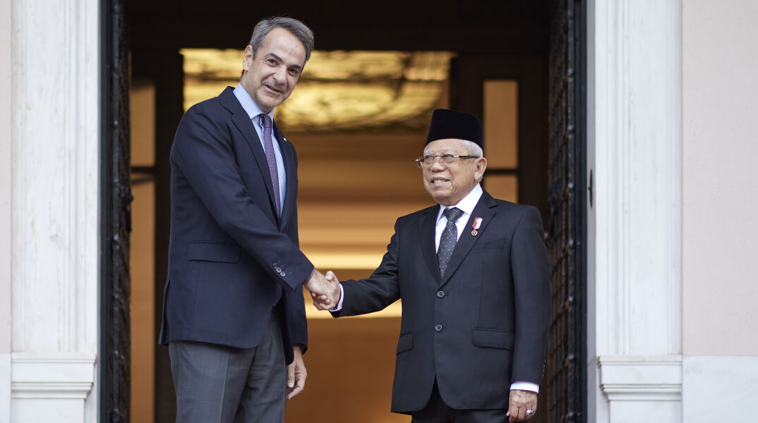 Συνάντηση Μητσοτάκη με τον αντιπρόεδρο της Ινδονησίας